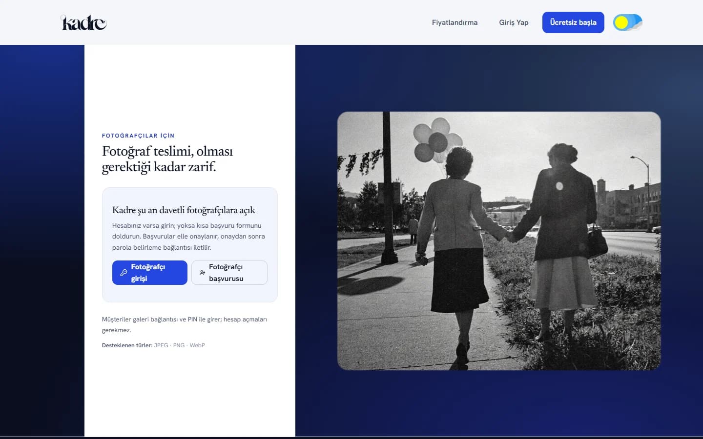 Website von Kadre
