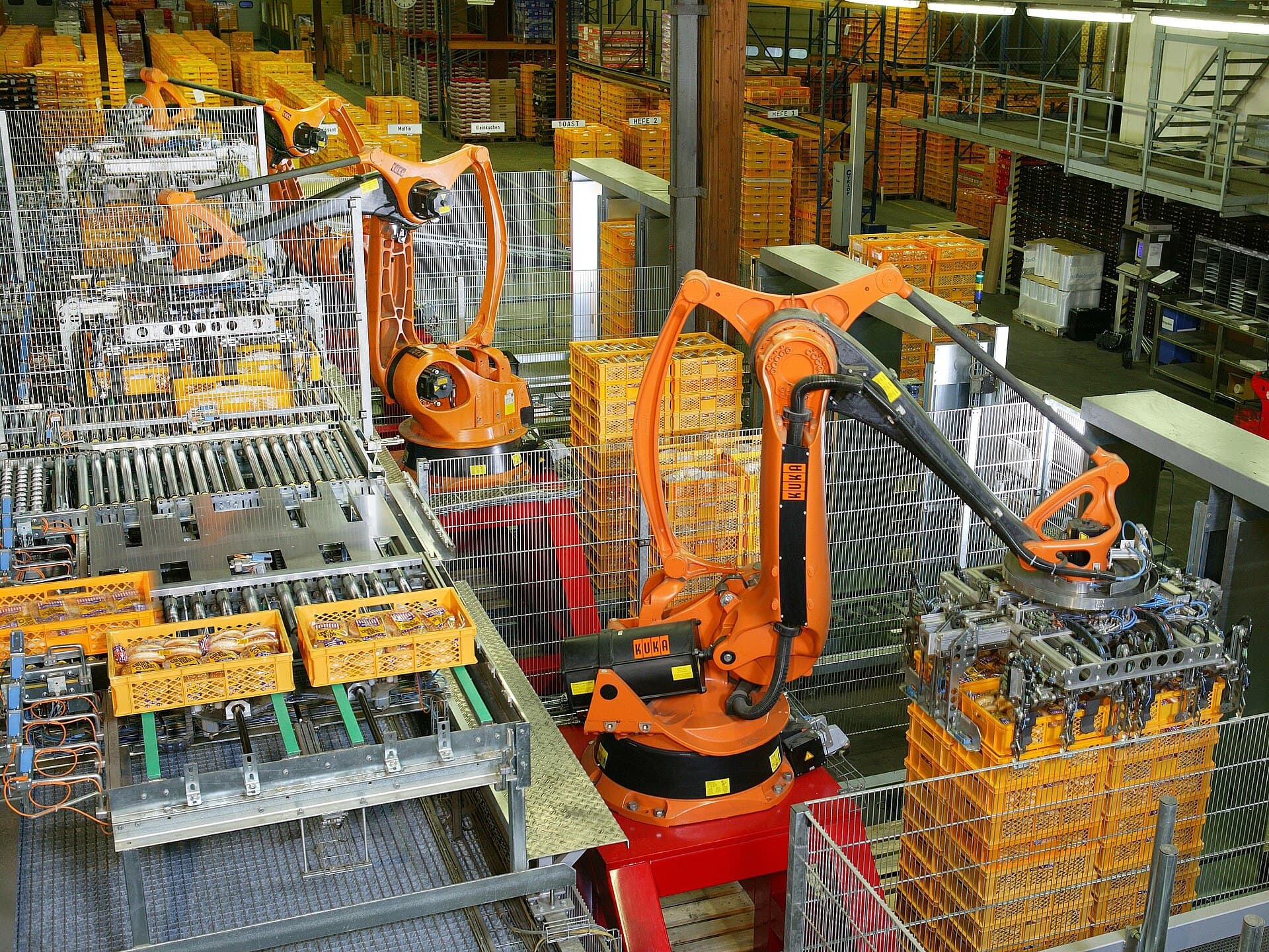 Blick in eine Produktionshalle