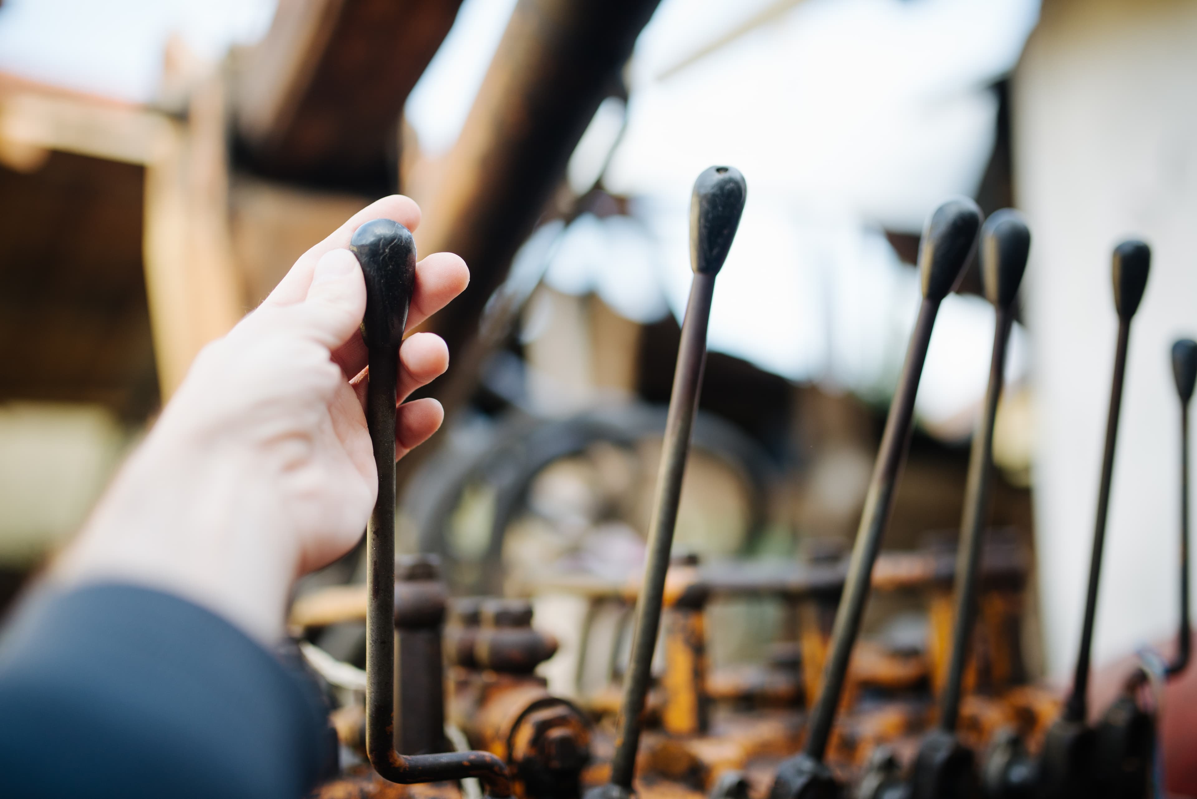 Maschine in einem Industriebetrieb